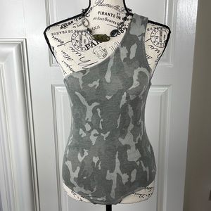Camo One Shoulder Bodysuit